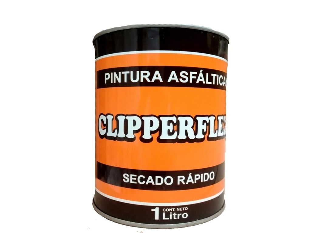 PINTURA ASFÁLTICA DE SECADO RÁPIDO EN BASE SOLVENTE CLIPPERFLEX X 1 L