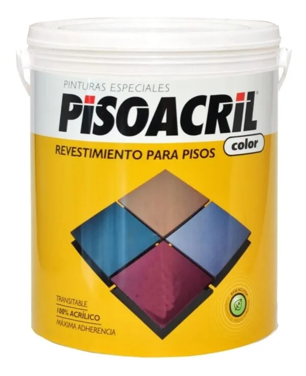 PISOACRIL COLOR NEGRO    LATA 1 LT
