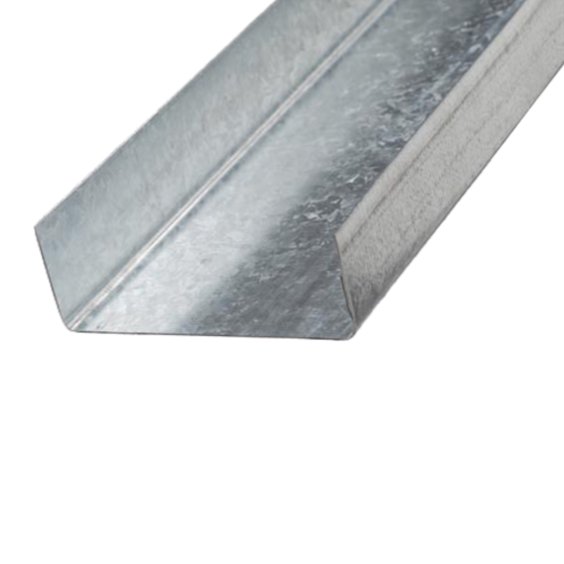 PERFIL GALVANIZADO U (PGU) 100x35 (0.90 espesor - 6 Mts largo)