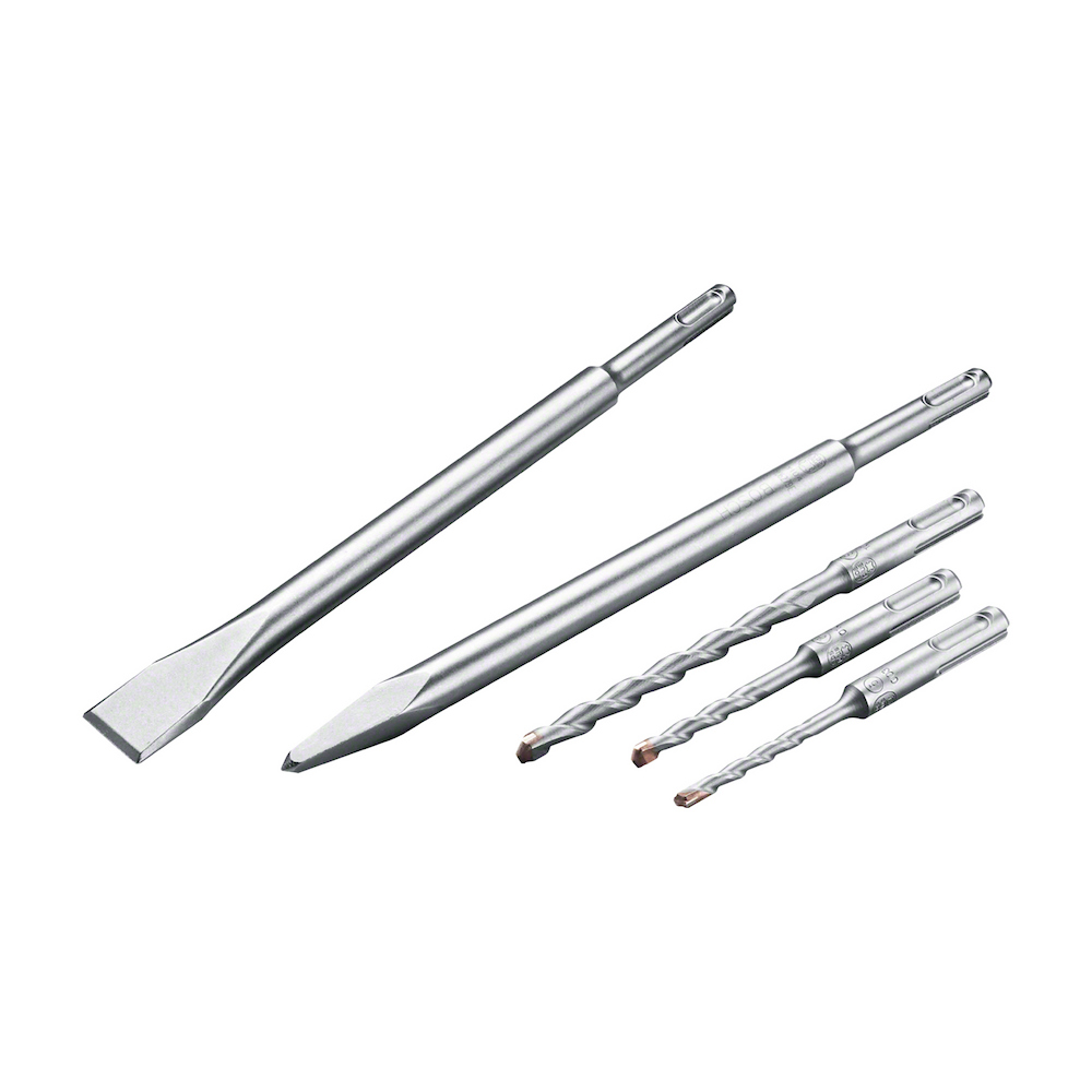 Kit Set 5 Mechas Cinceles Bosch Sds Plus