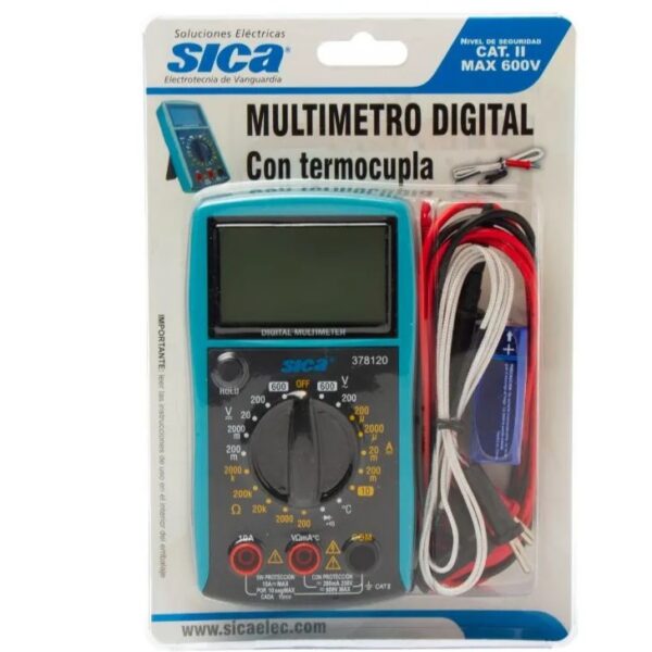 MULTIMETRO DIGITAL CON TERMOCUPLA
