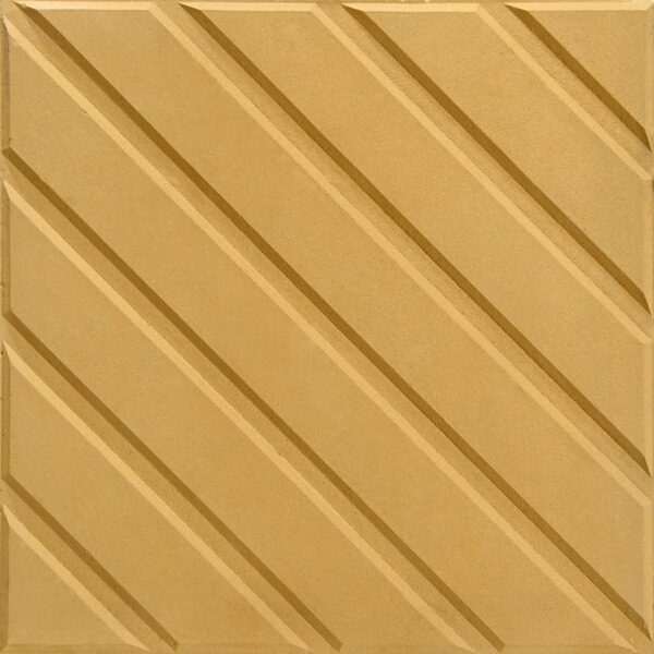 LOSETA 40 X 40 PANES CRUZADO AMARILLO M2