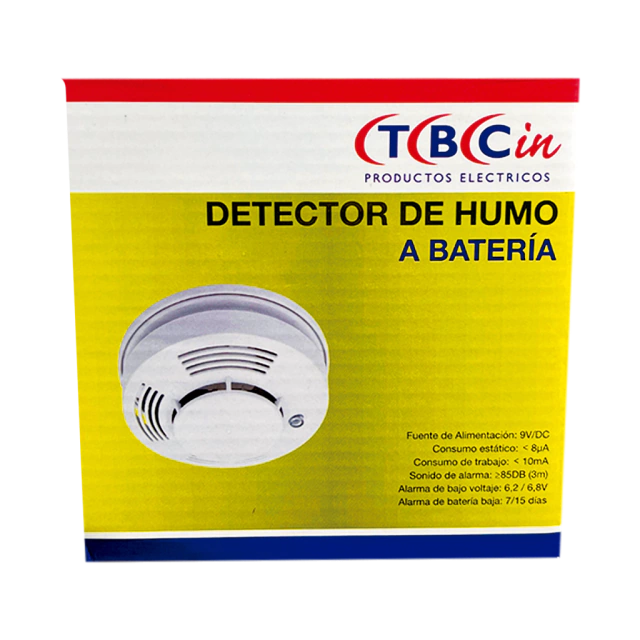 DETECTORES DE HUMO -A BATERIA 9VDC