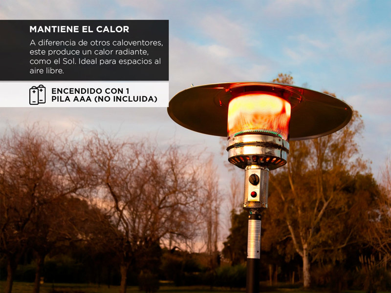 Calefactor Estufa Hongo de Exterior a Gas Philco Pzgb2022ap - Imagen 3