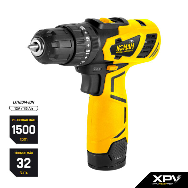 Taladro de Impacto a Batería 12V - KONAN