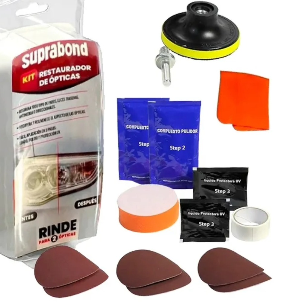 KIT RESTAURADOR DE OPTICAS PASTA 40 GR - Imagen 2