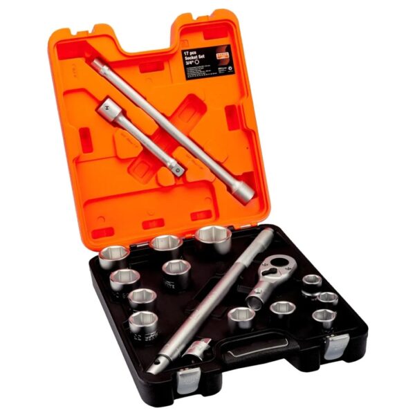 Juego De Bocallaves Y Extensiones 17 Piezas Slx17 - BAHCO
