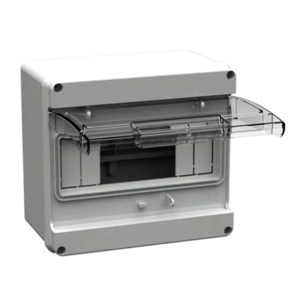 CAJA TABLERO PARA PILAR IP55 - 8 POLOS C/RIEL - 176X162X108