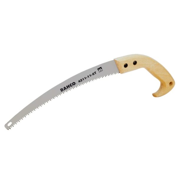 Serrucho De Poda Curvo BAHCO Punta Dura Dentado 4211-11-6t