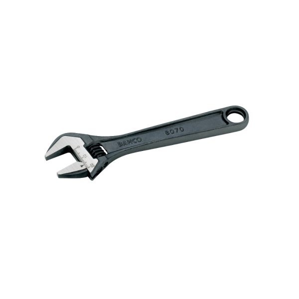LLAVE FRANCESA BAHCO 4" -  AJUSTABLE DE TUERCA CENTRAL DE 13 MM FOSFATADO  - 110 MM