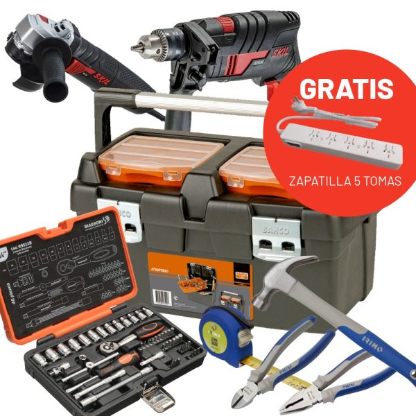 Combo "Salvapapas" Kit Completo de Herramientas BAHCO & IRIMO, SKIL, BIASSONI + Regalo