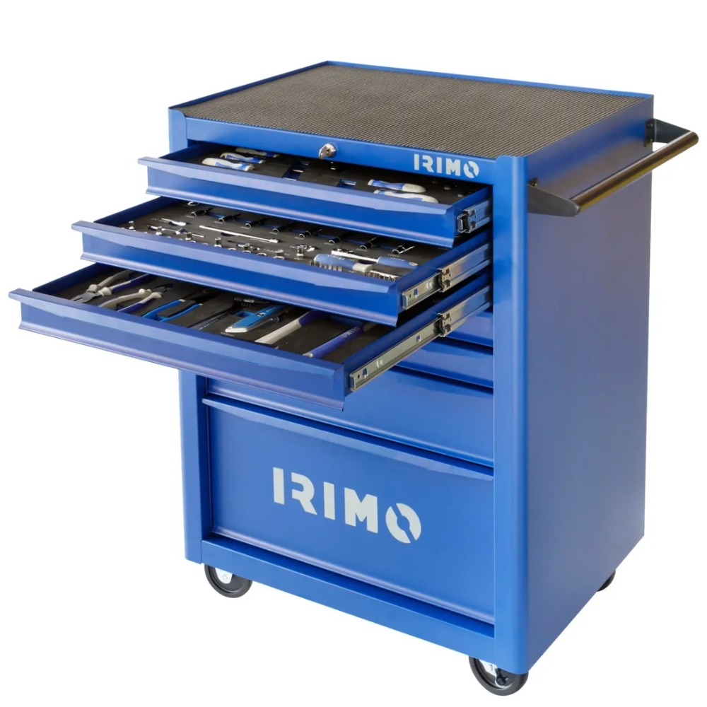 CARRO DE 7 CAJONES CON 219 HERRAMIENTAS EN FOAM AZUL - FOAM 4 - Imagen 2