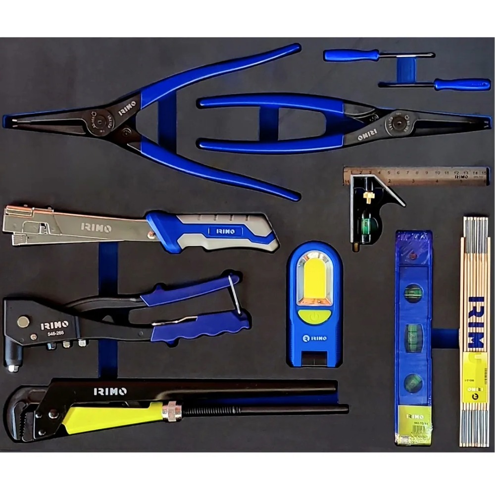 CARRO DE 7 CAJONES CON 219 HERRAMIENTAS EN FOAM AZUL - FOAM 4 - Imagen 4