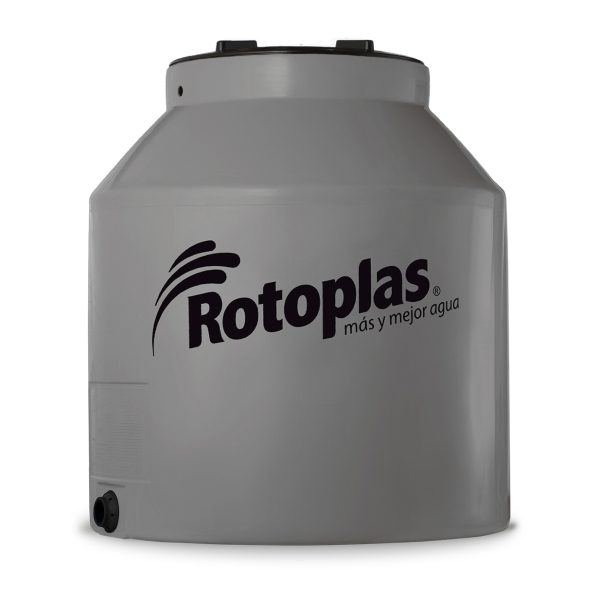 Tanque de Agua 600 LTS Rotoplas GRIS PLATA – Tricapa - Anti-algas y Protección UV