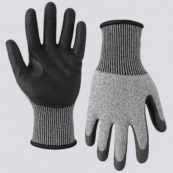 GUANTES TEJIDOS ANTI CORTE N5 CON BAÑO PO - TALLE 10