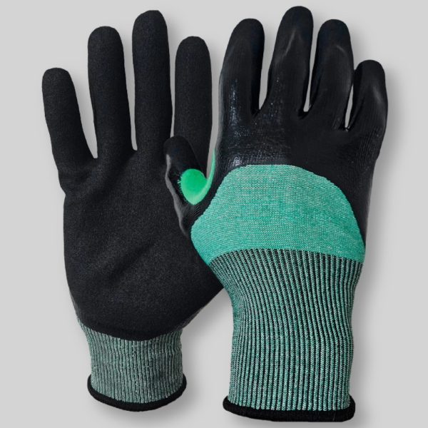 GUANTES TEJIDOS ANTICORTE N5 ANTIDESLIZAN - TALLE 9