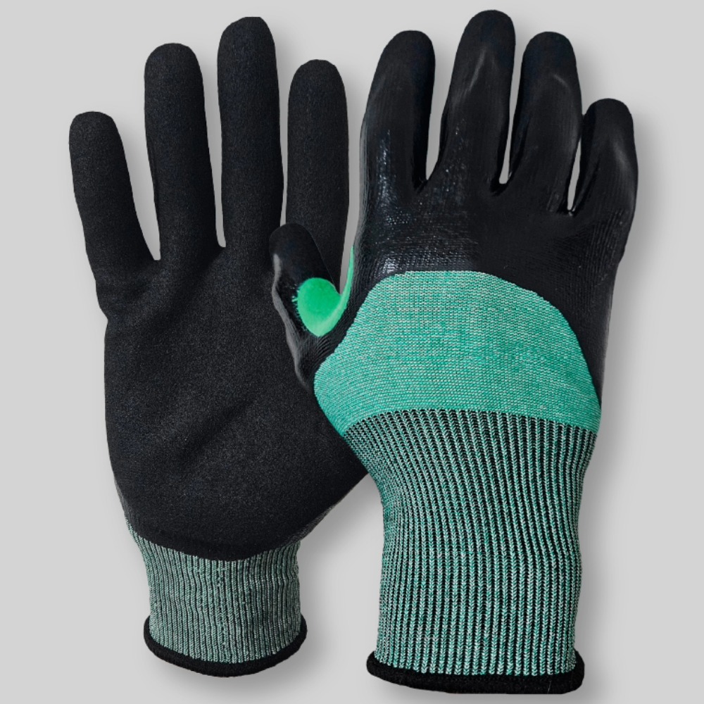 GUANTES TEJIDOS ANTICORTE N5 ANTIDESLIZAN - TALLE 9