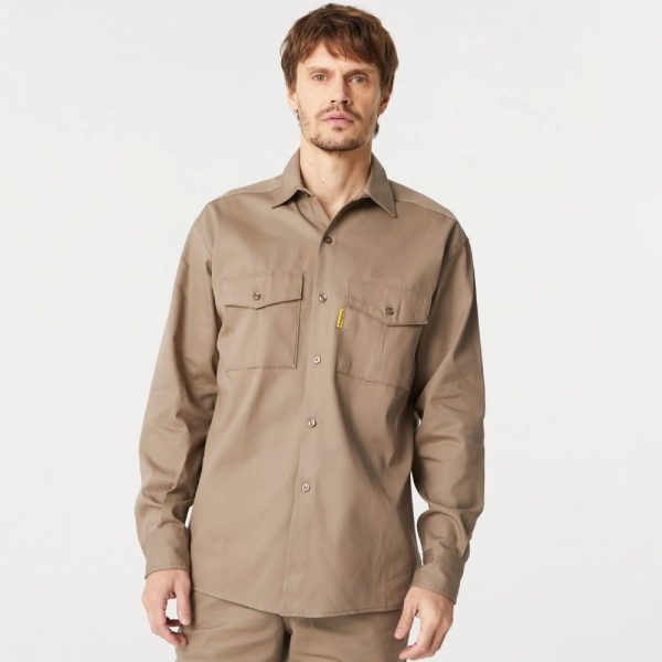CAMISA DE TRABAJO BEIGE - T54
