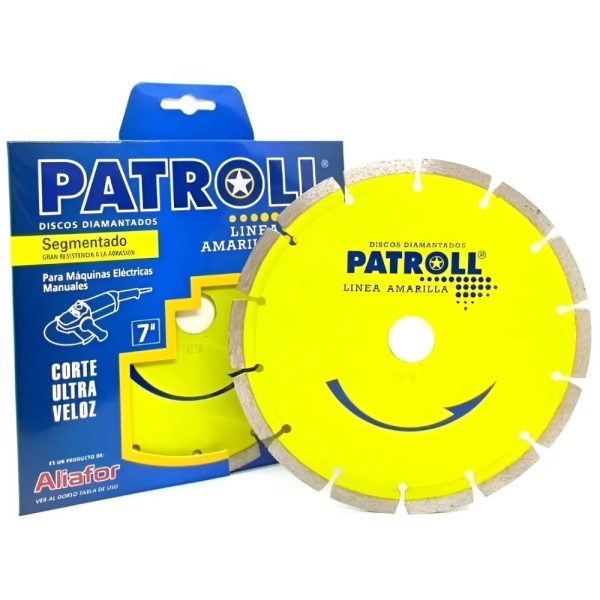 DISCO SEGMENTADO 7" - INTERIOR 22,2MM