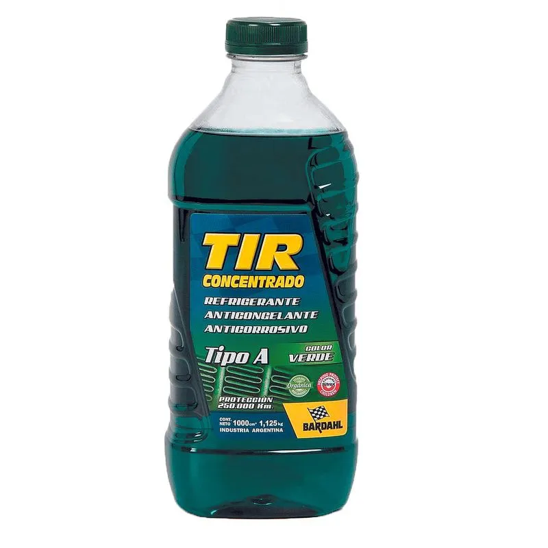 TIR VERDE 950 CC - BARDAHL - ANTICONGELANTE - REFRIGERANTE - ANTICORROSIVO