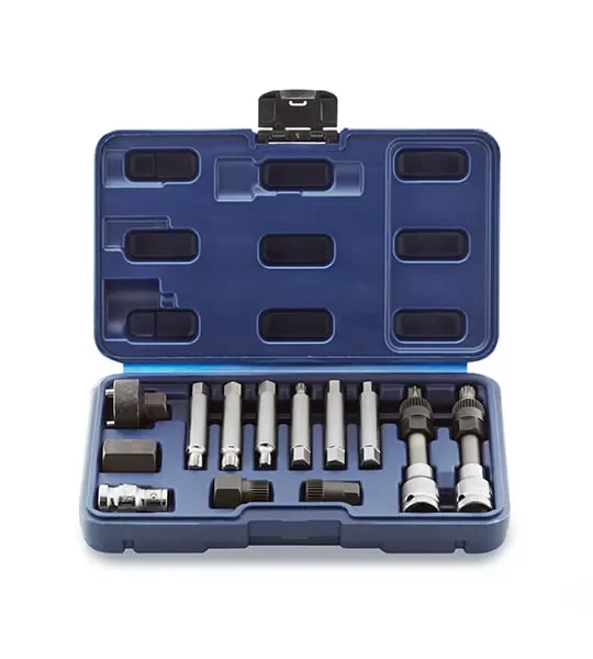 Juego de Bocallaves y Puntas para Alternador [Encastre 1/2"] (13 Pzs) - BREMEN - Set de tubos