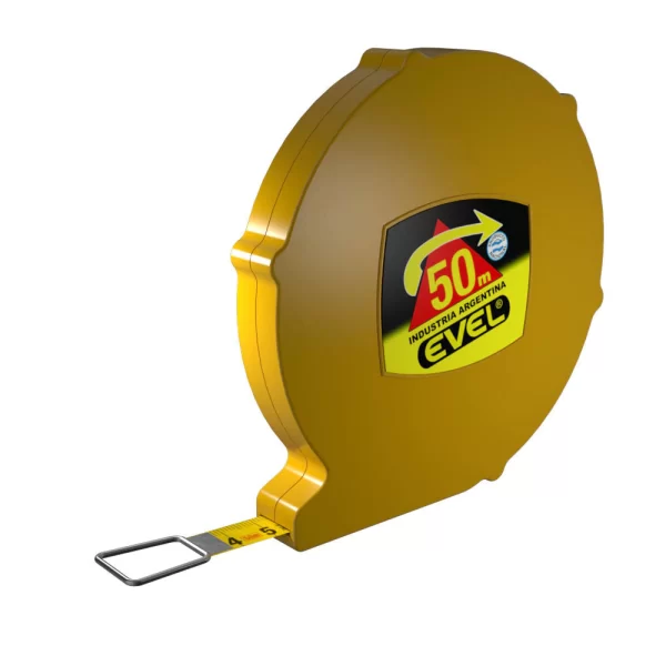 Cinta Métrica Enrollable Profesional de 50 metros - EVEL
