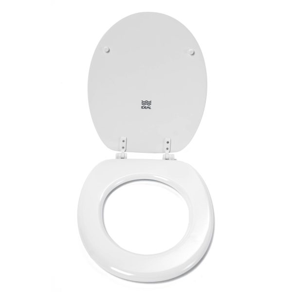 TAPA DE ASIENTO PARA INODORO UNIVERSAL - Herrajes plasticos - IDEAL
