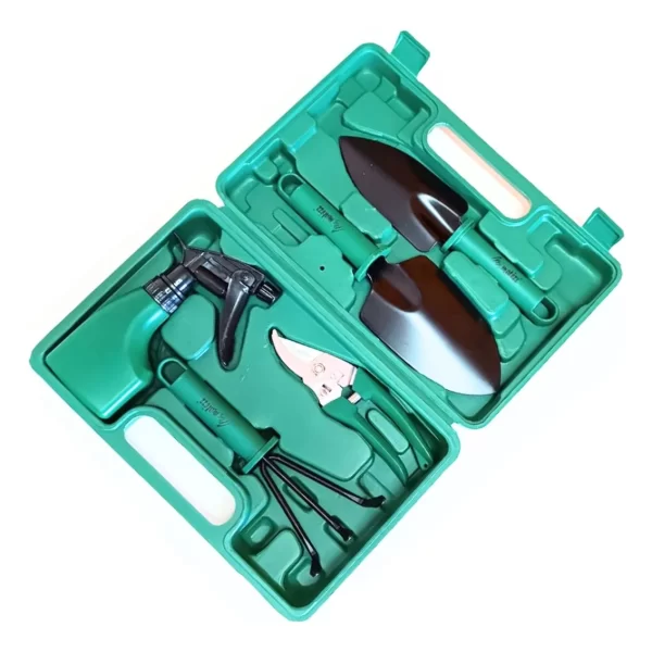 Kit De Jardinería 5 Pzs + Estuche Jardín Huerta Matezz