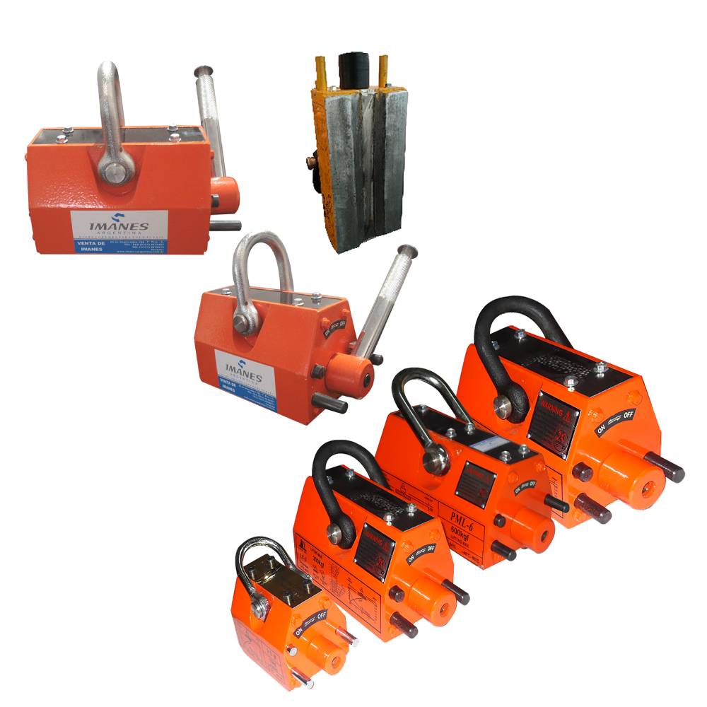 Iman Elevador Industrial Magnetico para chapas Neodimio IA600