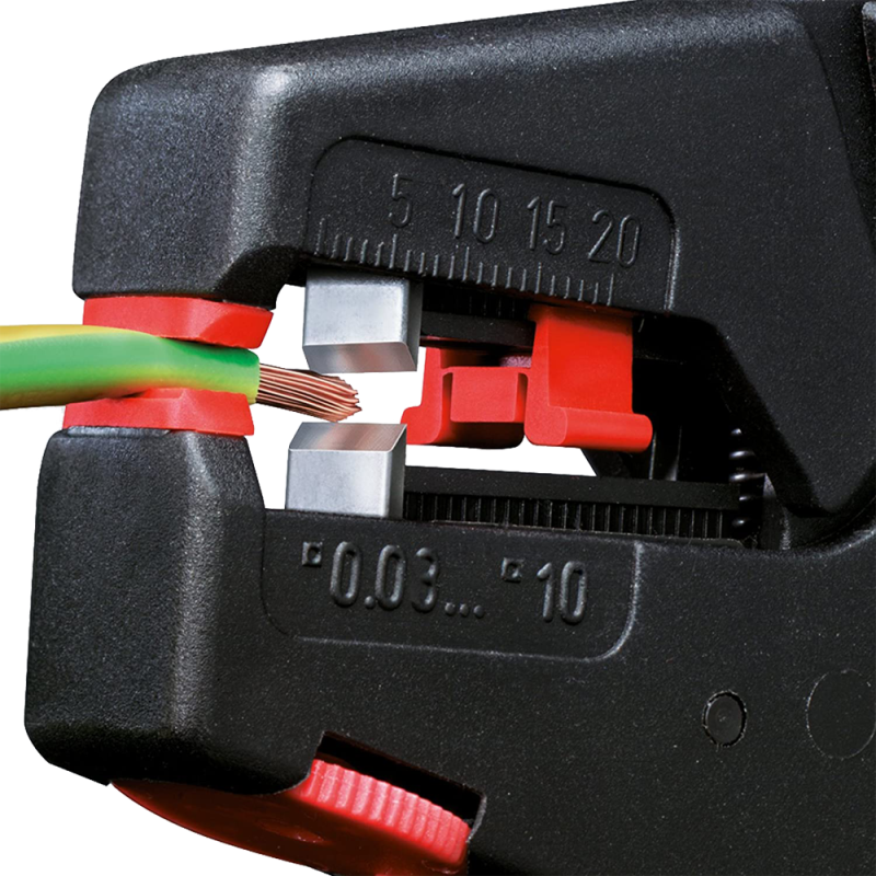 Pelacable Frontal Autoajustable 12 40 200 025 A 10mm². Knipex - Imagen 3