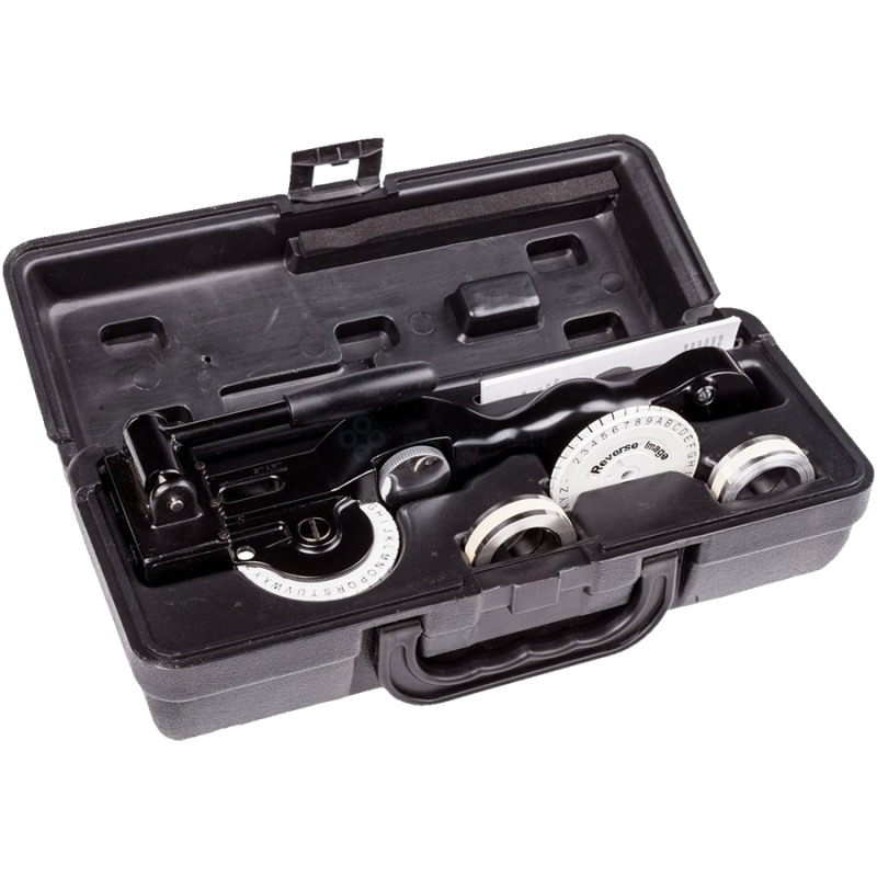 Rotuladora Manual para Cintas fleje de acero y aluminio - Rhino M1011-Kit 12mm Dymo