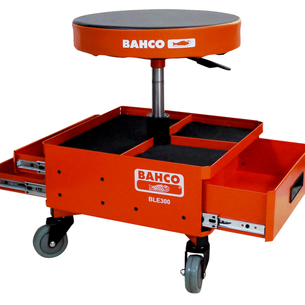 Taburete de taller acolchado de regulación neumática 435 mm a 555 mm - BLE300 - BAHCO