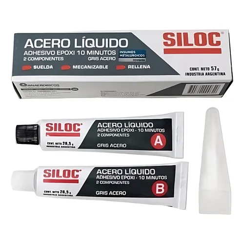SILOC EPOXI ACERO LIQUIDO 57G EST