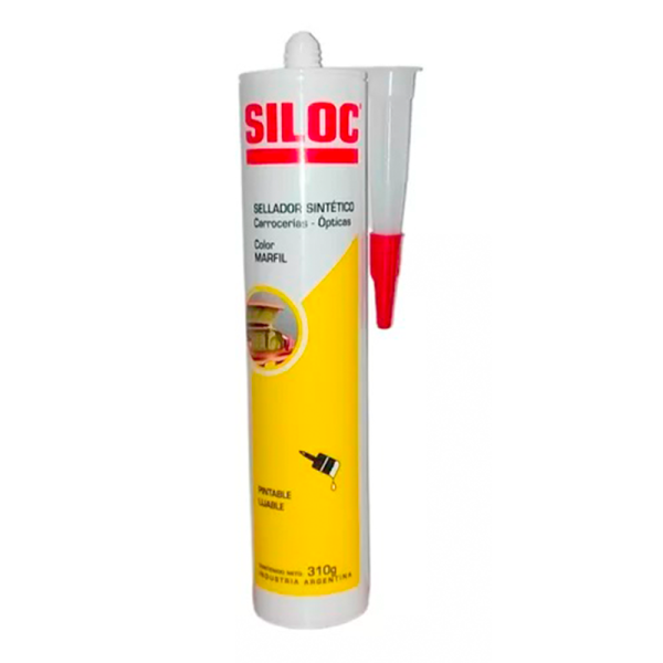 SILOC Sellador para carrocería - SINTETICO - 310 ML MARFIL